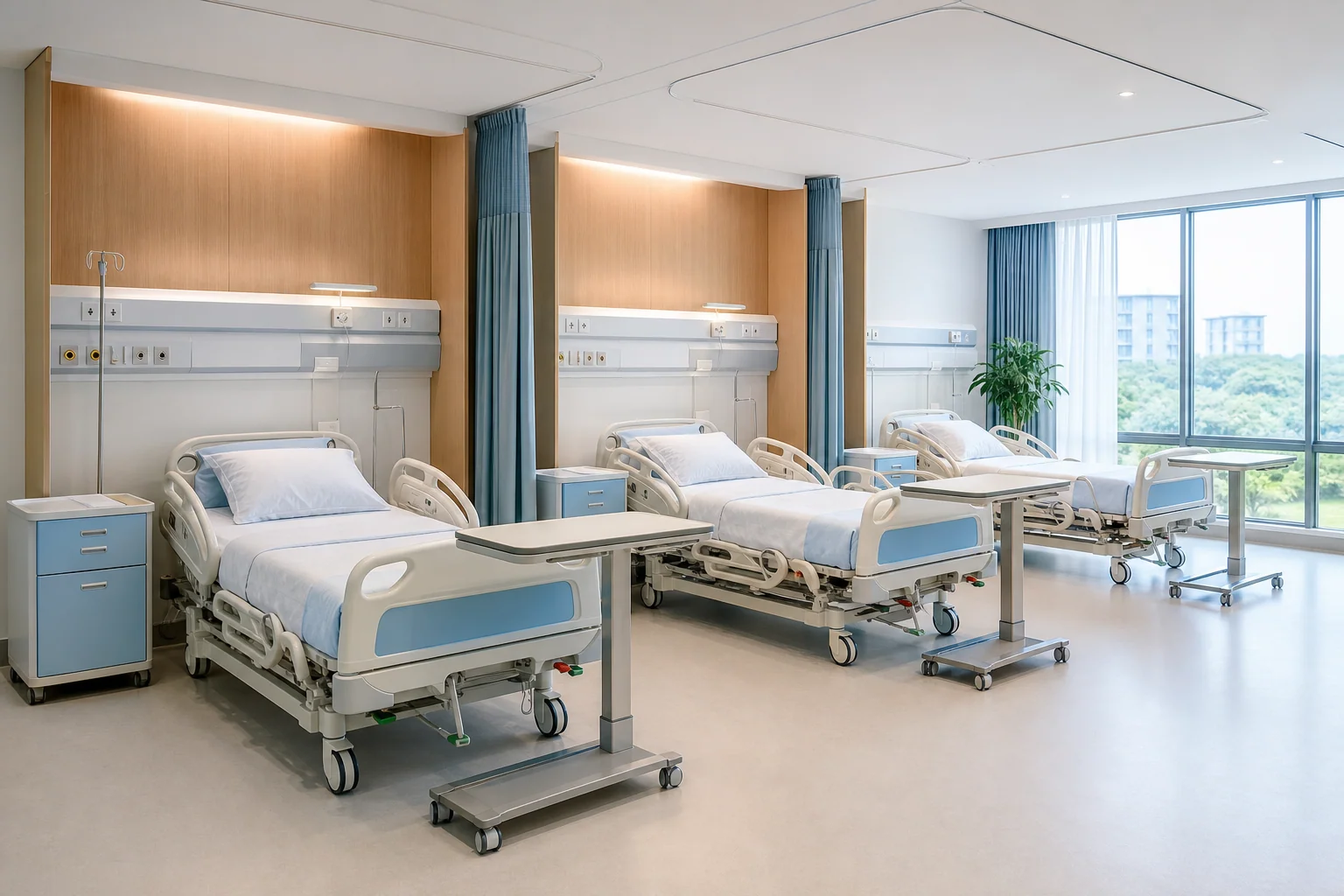 Concept visualization of Inpatient Ward medical equipment application