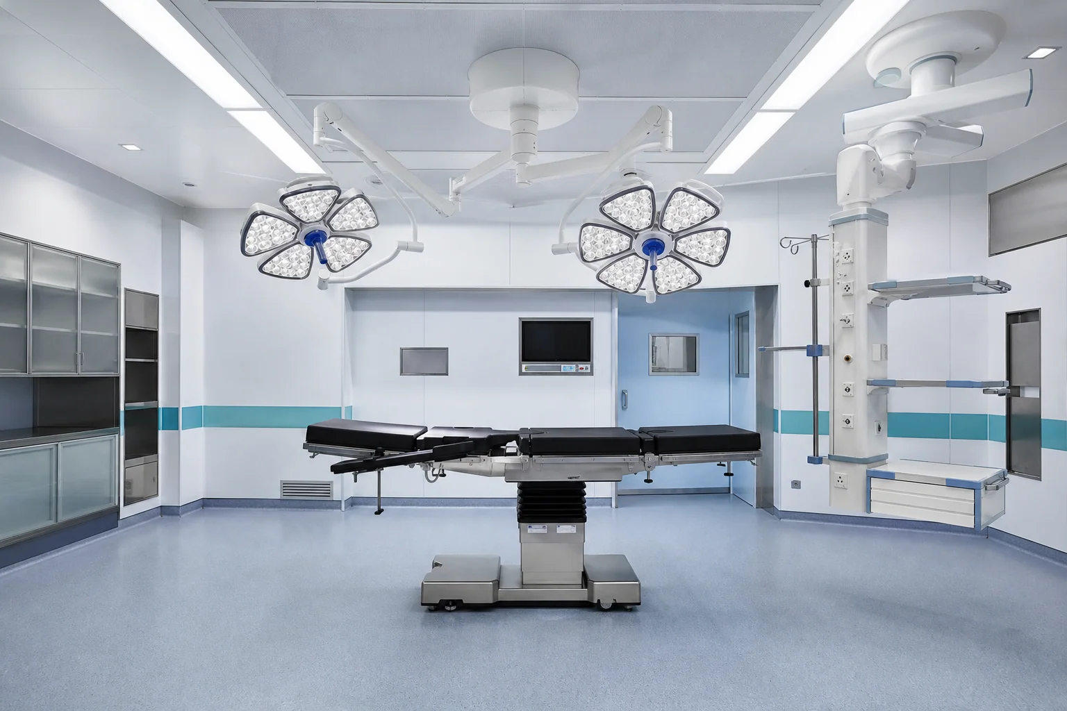 Concept visualization of Integrated Operating Room medical equipment application
