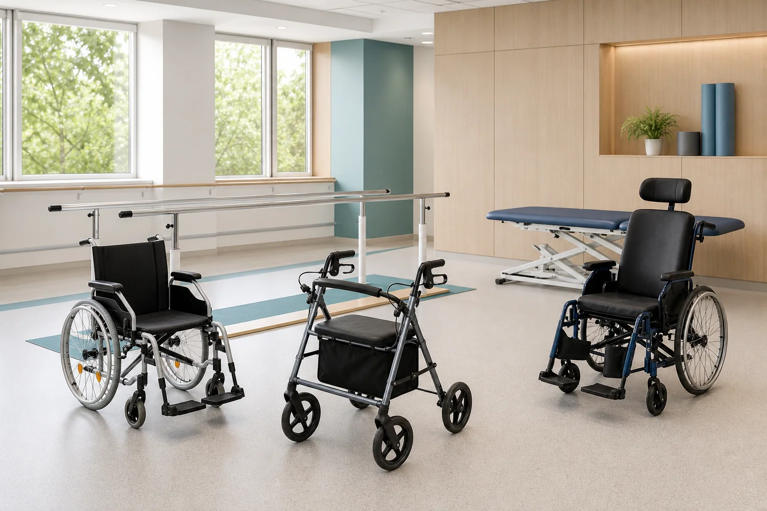 Concept visualization of Rehabilitation & Mobility medical equipment application