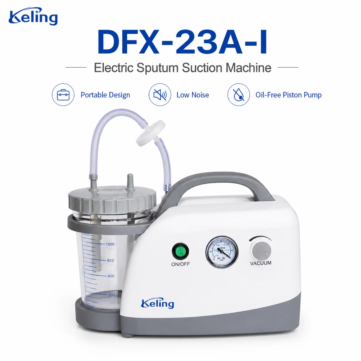 DFX-23A-I DFX-23A-I Electric Sputum Suction Machine | Portable Phlegm Suction Unit