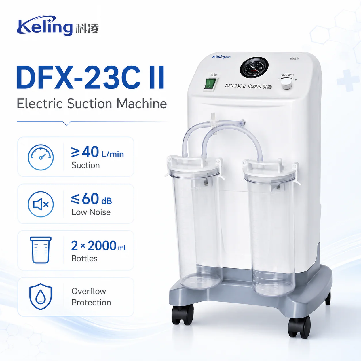 DFX-23C-II DFX-23C-II Electric Suction Machine | Diaphragm Pump Aspirator