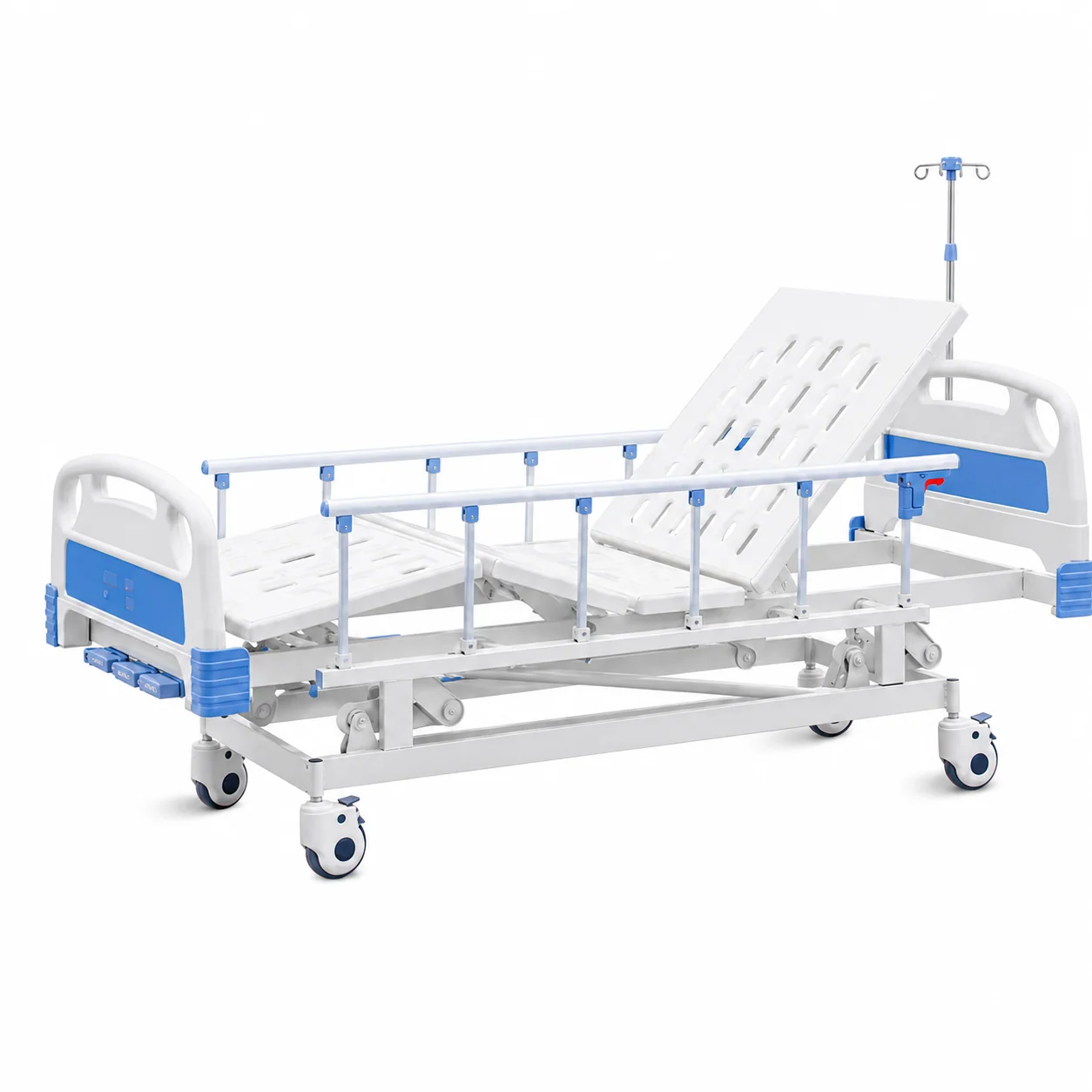 KL-BC108 KL-BC108 Manual Hospital Bed | 3-Function Manual Bed with Height Adjustment