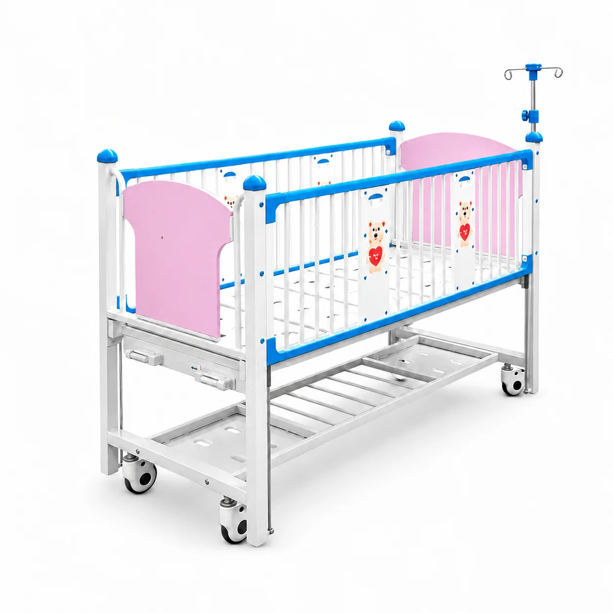 KL-BC114 KL-BC114 Child's Cot | Pediatric Hospital Bed with Adjustable Backrest
