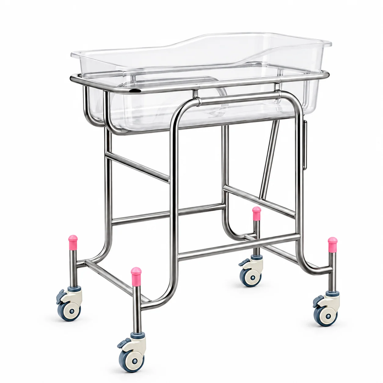 KL-BC118 KL-BC118 Baby Crib | Stainless Steel Transparent Bassinet Baby Crib