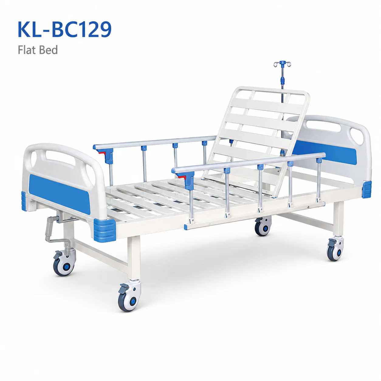 KL-BC129 KL-BC129 Flat Bed | Manual Backrest Hospital Flat Bed