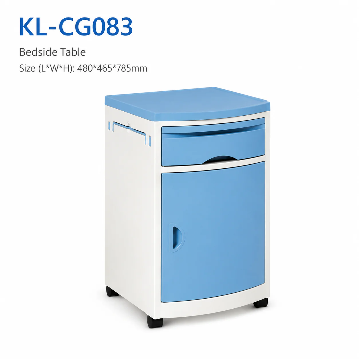 KL-CG083 KL-CG083 Bedside Table | Side Towel Rail Hospital Cabinet