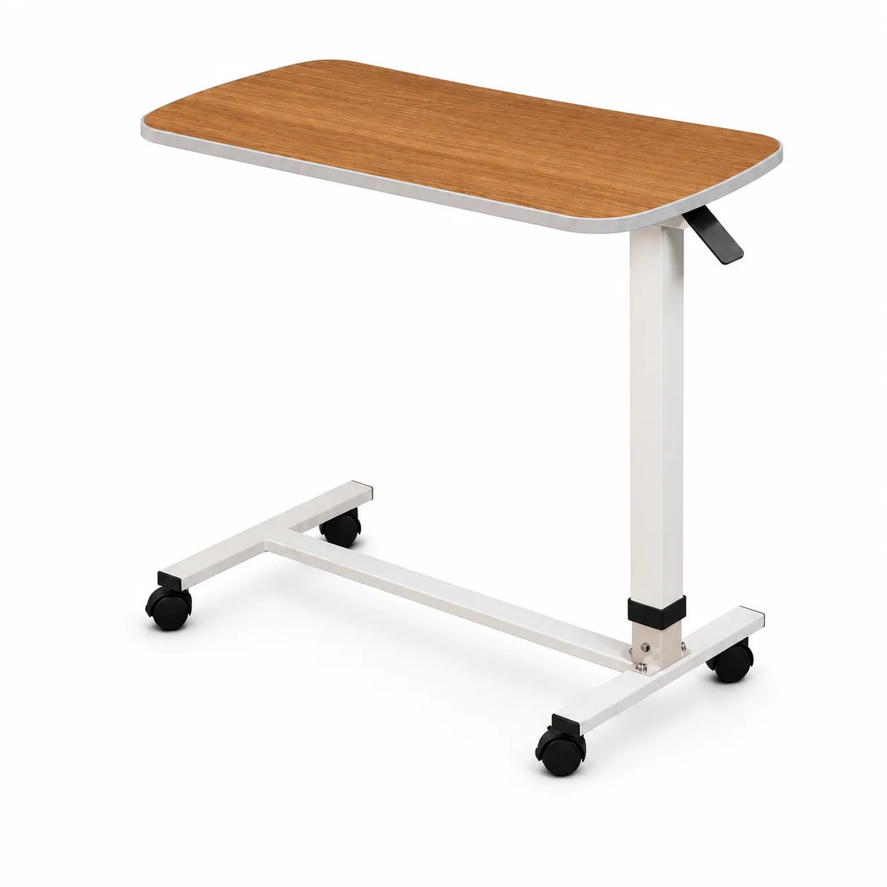 KL-CZ303 KL-CZ303 Overbed Table | Wood-Grain Tabletop 700–1010 mm