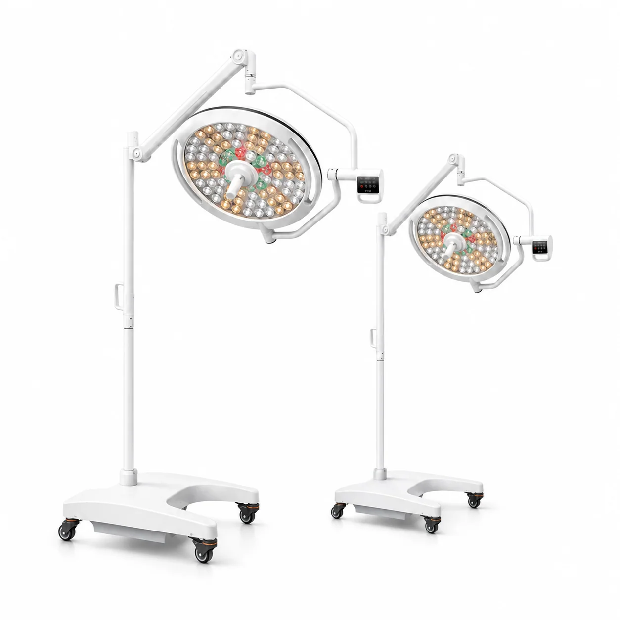 KL-LED-MDTR78 KL-LED-MDTR78 Mobile Double-Dome LED Surgical Light | R9+R11 Color Modes, Electric Focus