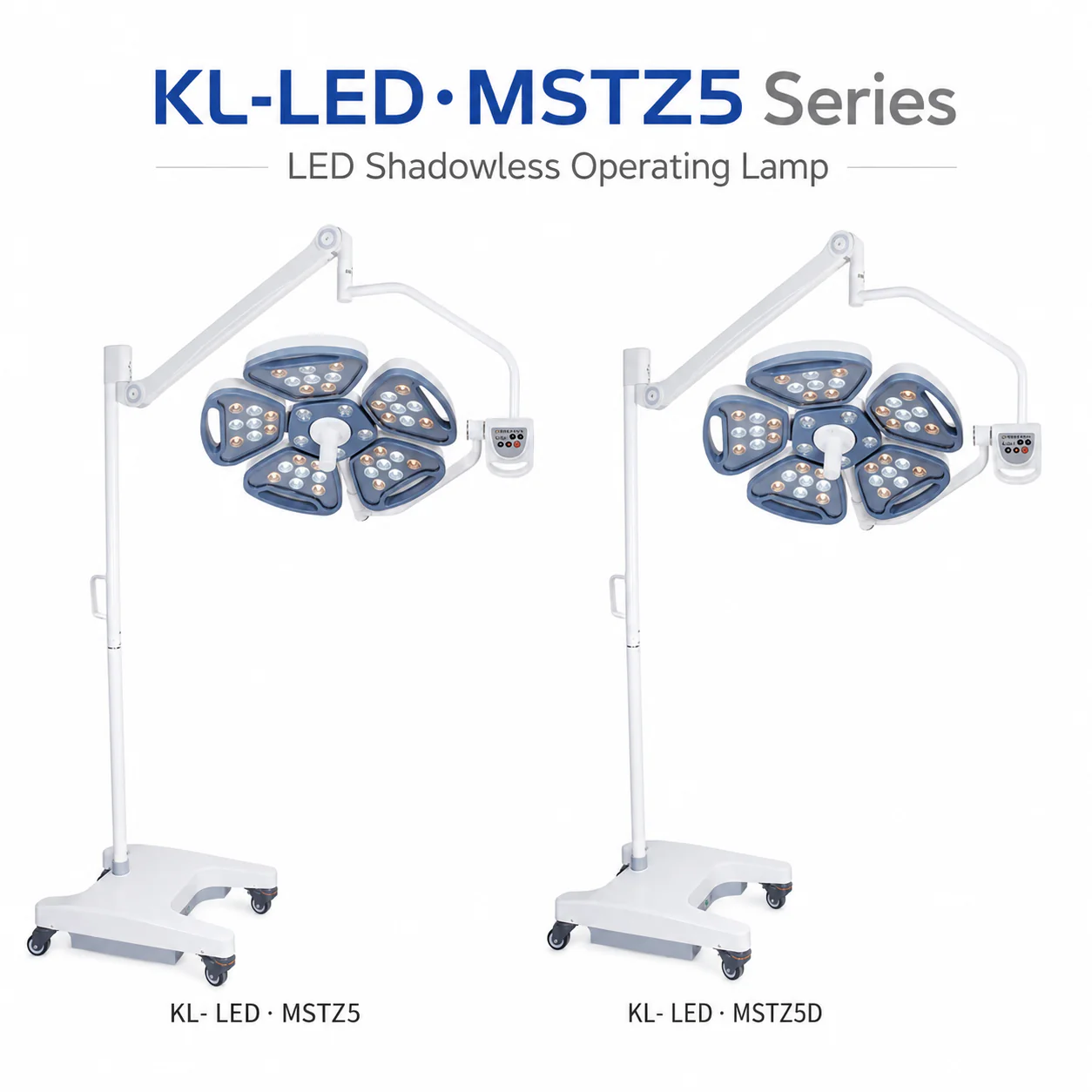 KL-LED·MSTZ5 KL-LED-MSTZ5 Mobile LED Surgical Light | Five-Petal Dome, 45 LEDs