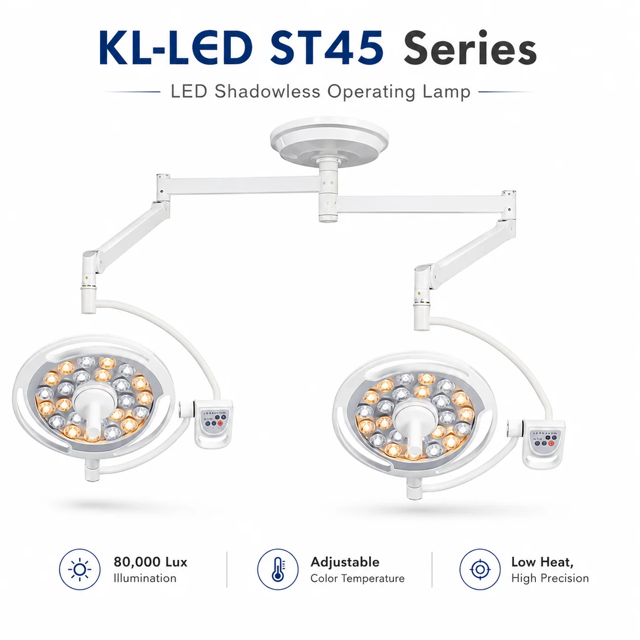 KL-LED·ST45 KL-LED-ST45 Ceiling LED Surgical Light | Dental Implant, UV/Blue Light Filter