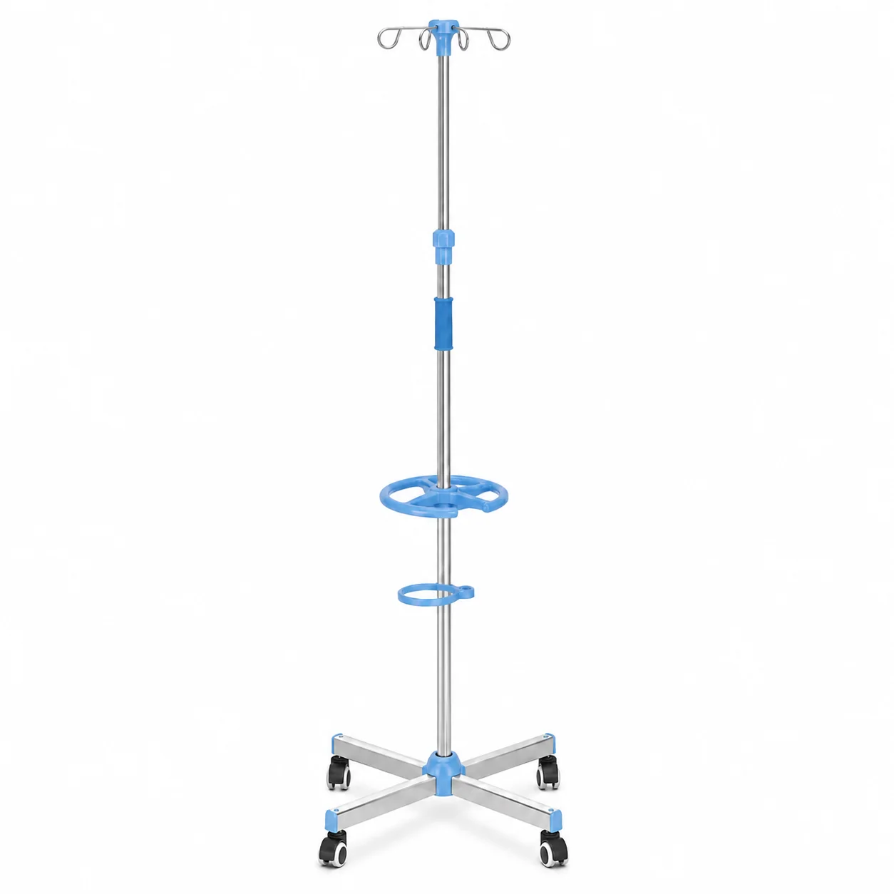KL-LJ046 KL-LJ046 IV Stand | Adjustable Height Hospital Infusion Stand