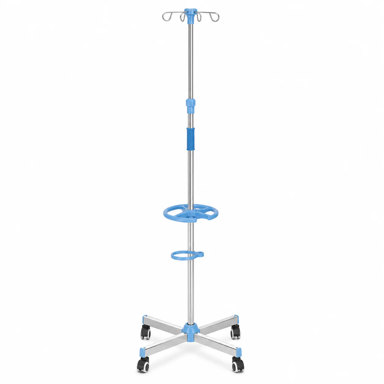 KL-LJ046 KL-LJ046 IV Stand | Adjustable Height Hospital Infusion Stand