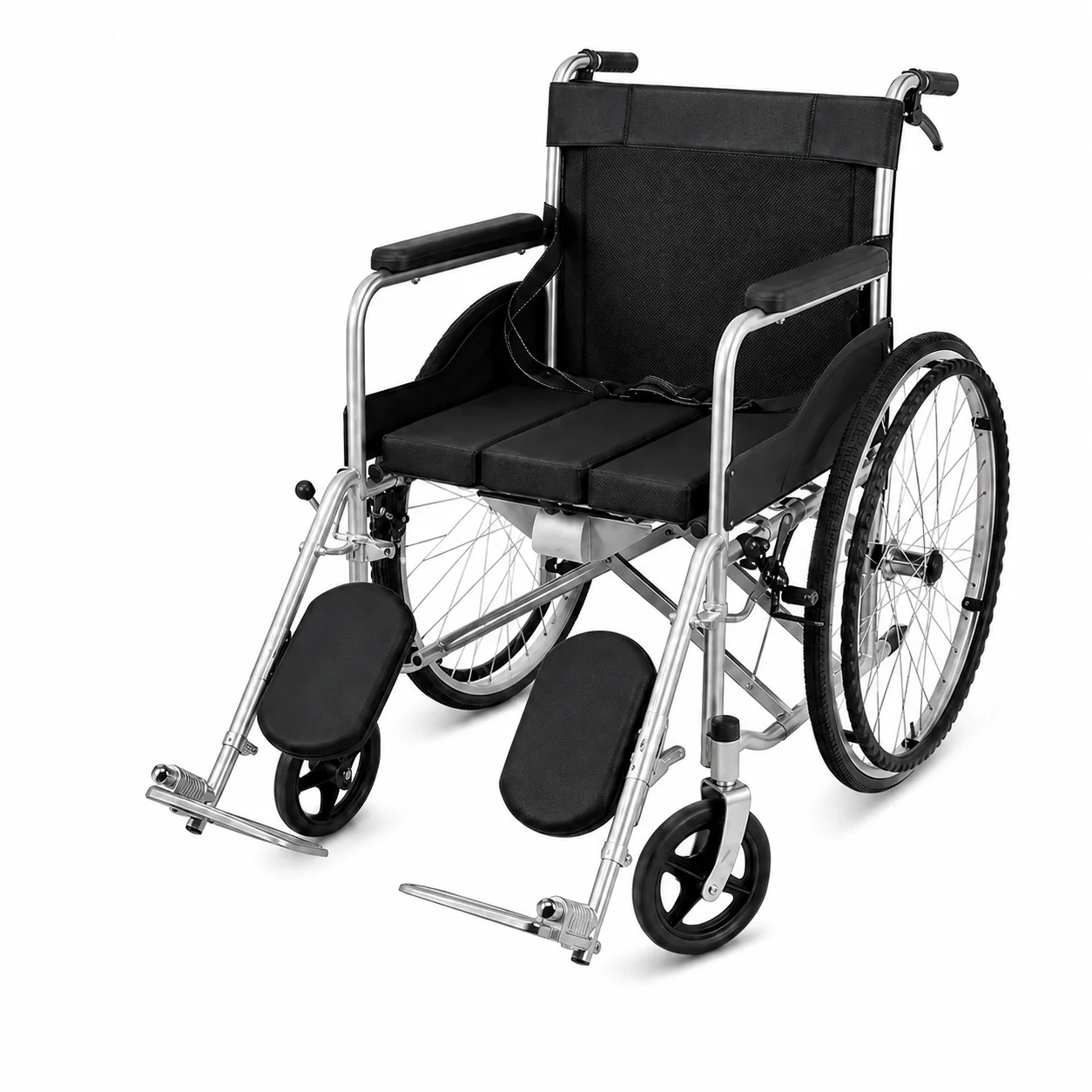 KL-LY002 KL-LY002 Manual Wheelchair | Foldable Wheelchair with Elevating Footrests