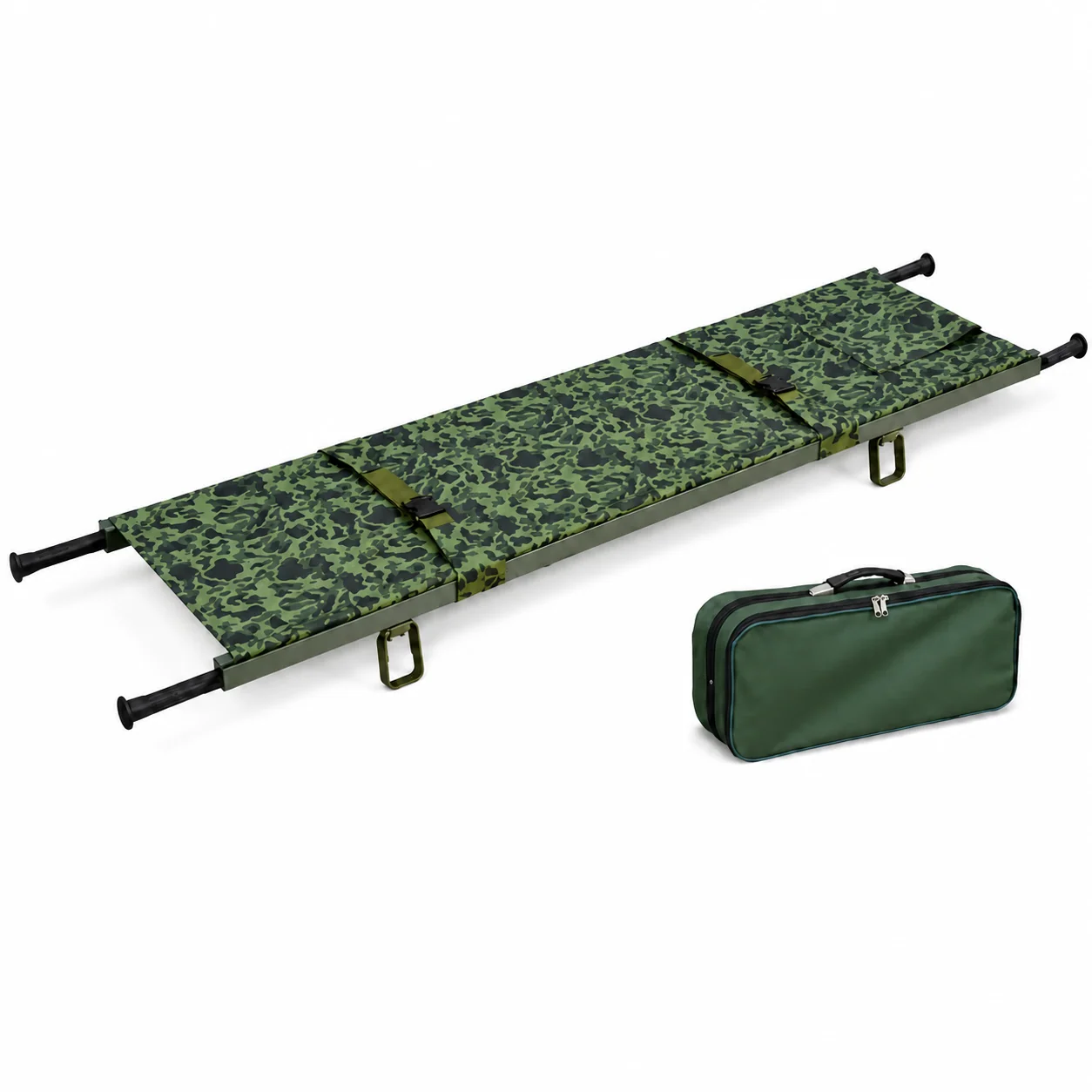 KL-MS004 KL-MS004 Foldable Stretcher | Military Camouflage Field Stretcher