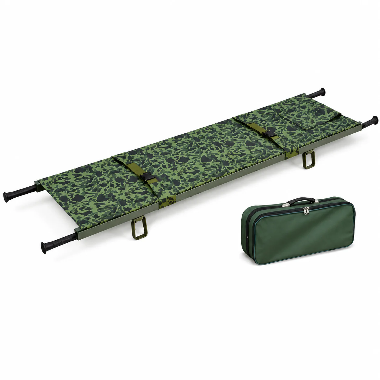 KL-MS004 KL-MS004 Foldable Stretcher | Military Camouflage Field Stretcher