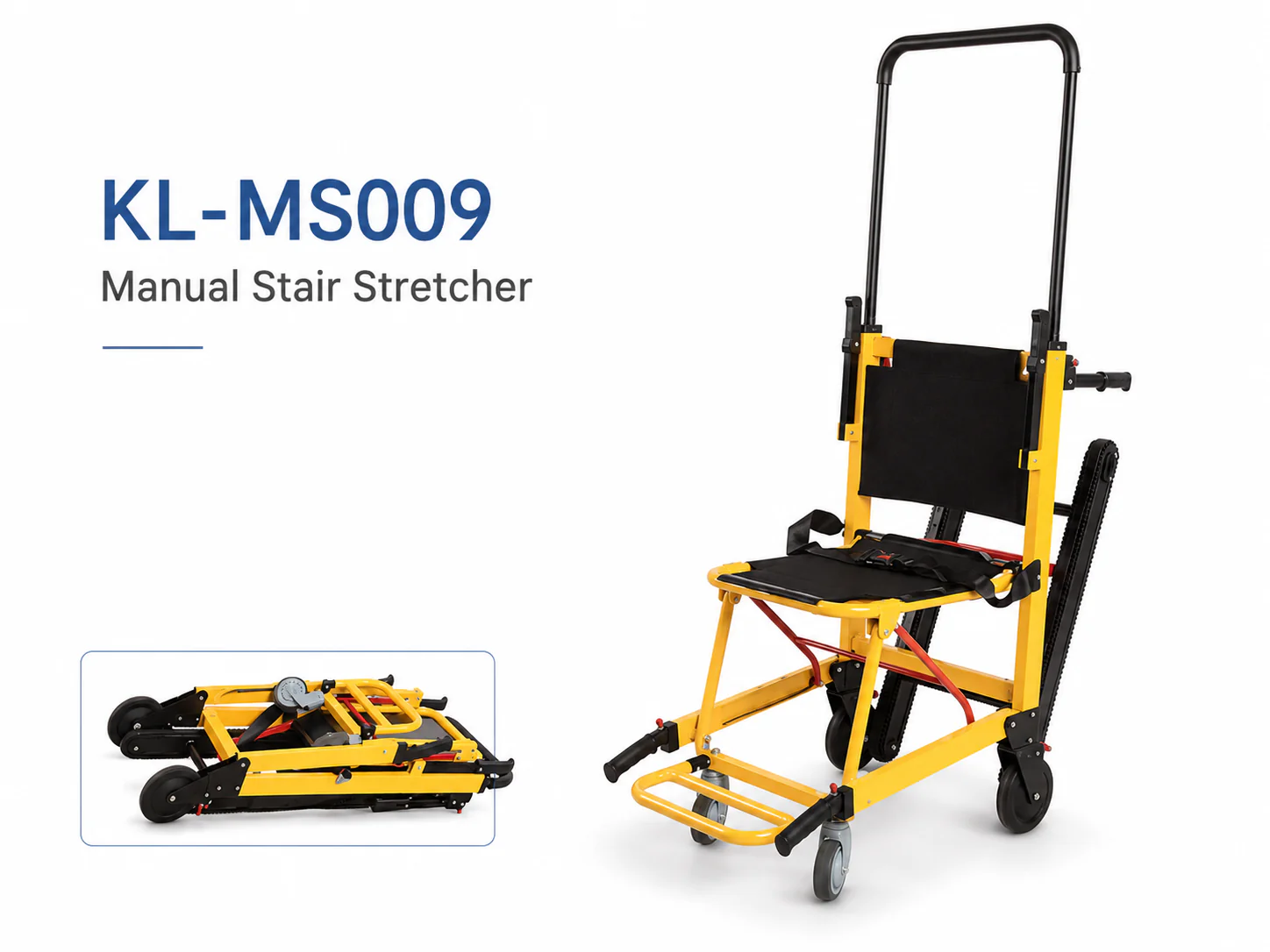 KL-MS009 KL-MS009 Manual Stair Stretcher | Evacuation Chair for Downstairs