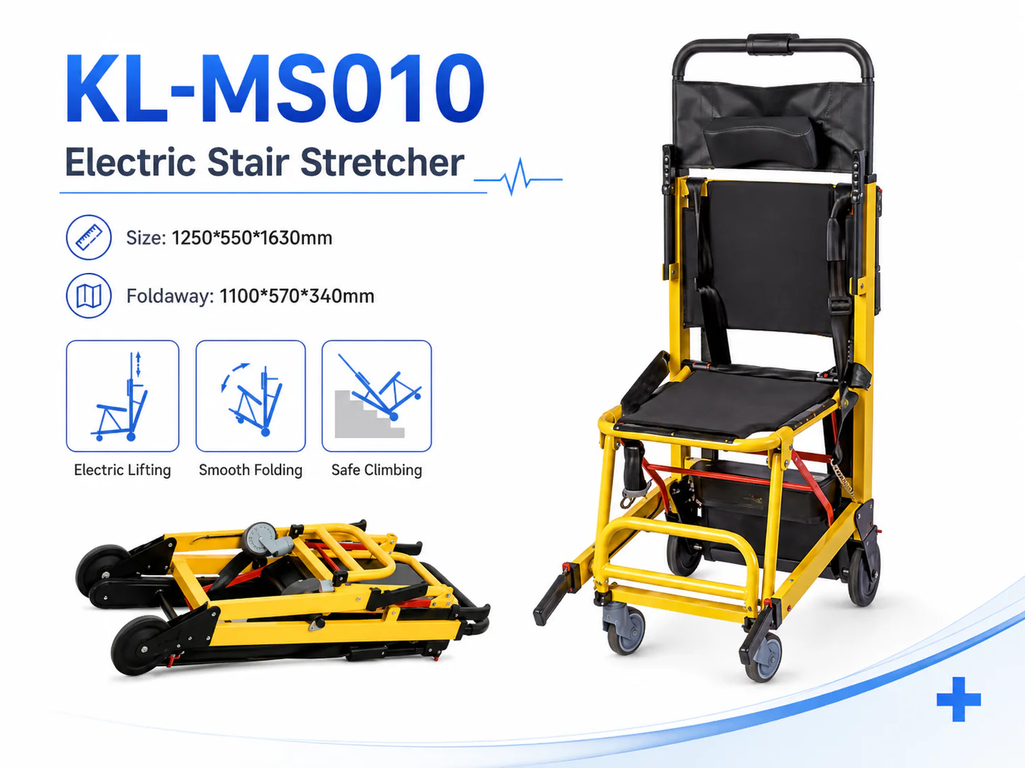 KL-MS010 KL-MS010 Electric Stair Stretcher | Power-Assisted Evacuation Chair