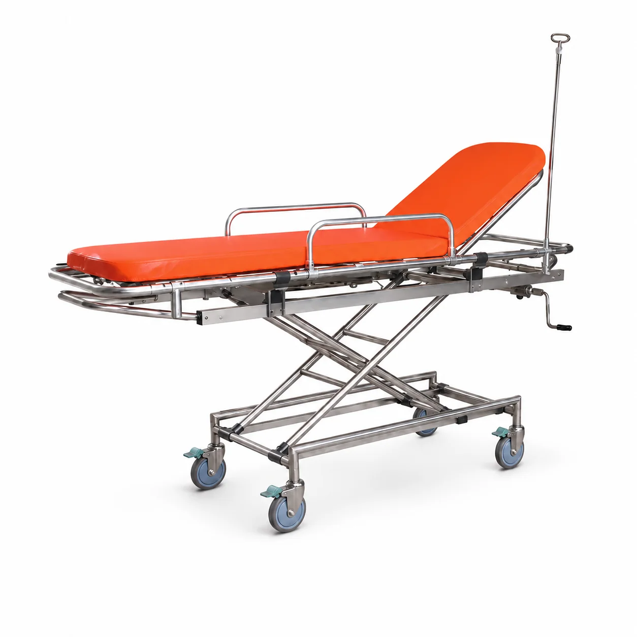 KL-MS023 KL-MS023 Ambulance Stretcher | Detachable Stainless Steel Scissor-Lift Stretcher