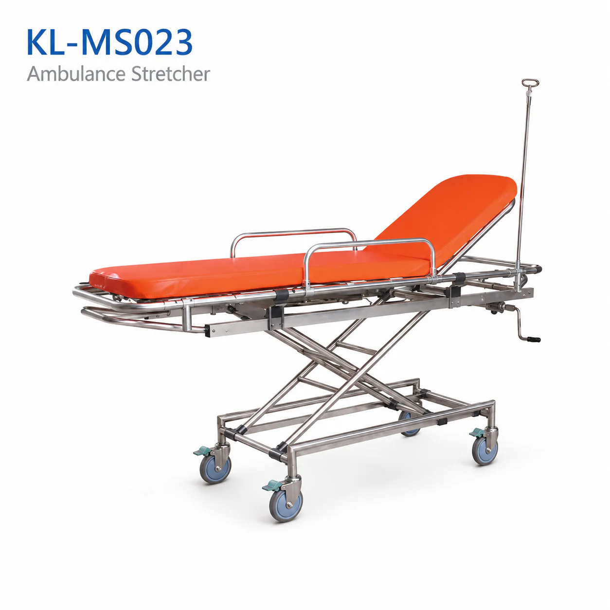KL-MS023 KL-MS023 Ambulance Stretcher | Detachable Stainless Steel Scissor-Lift Stretcher