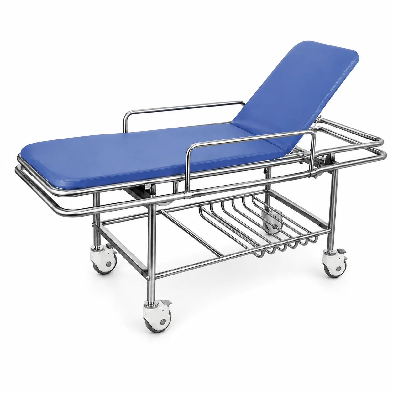 KL-PT001 KL-PT001 Patient Transportation Trolley | Stainless Steel 150 kg Transfer Trolley