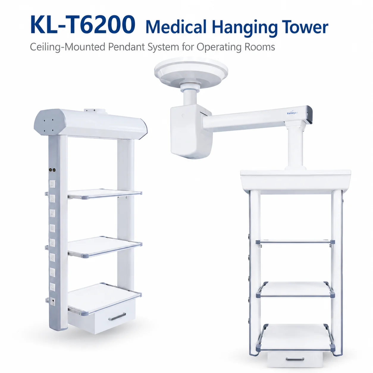 KL-T6200 KL-T6200 Medical Hanging Tower | Electric Pendant with Endoscopic Workstation