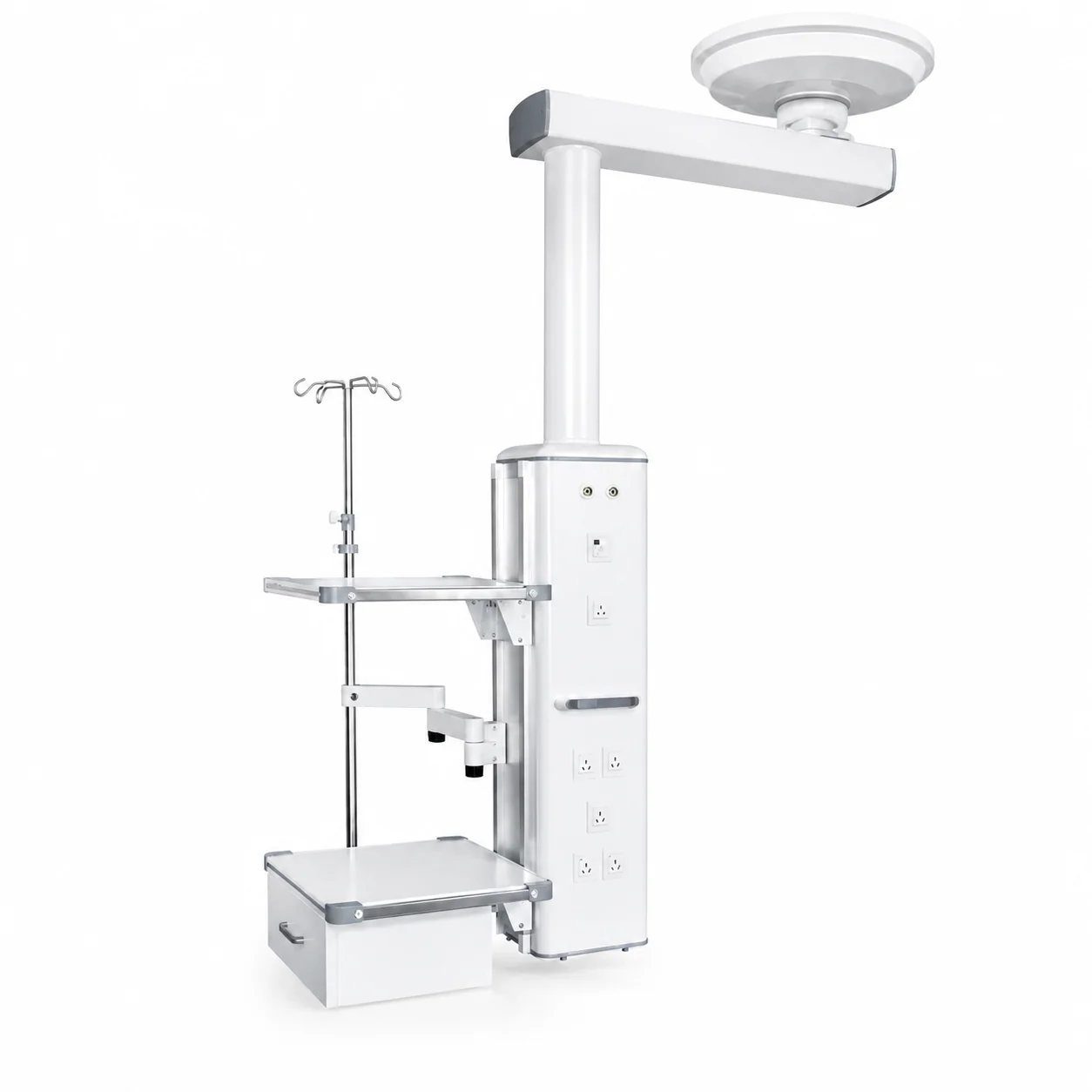 KL-T7100D KL-T7100D Composite Manual Medical Pendant | Dual-Column ICU Pendant