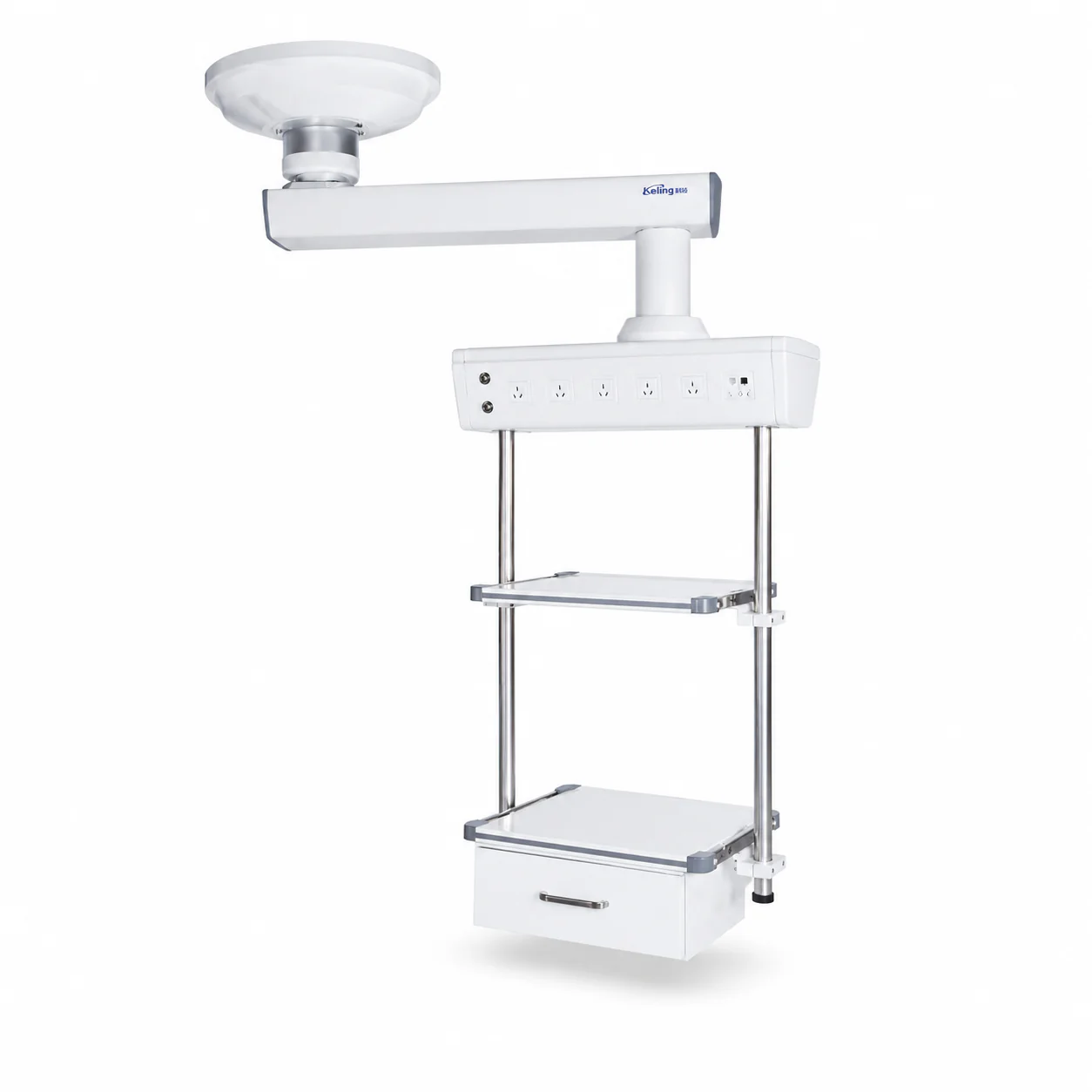 KL-T7203 KL-T7203 Medical Hanging Tower | Ceiling Utility Pendant with 360° Rotation