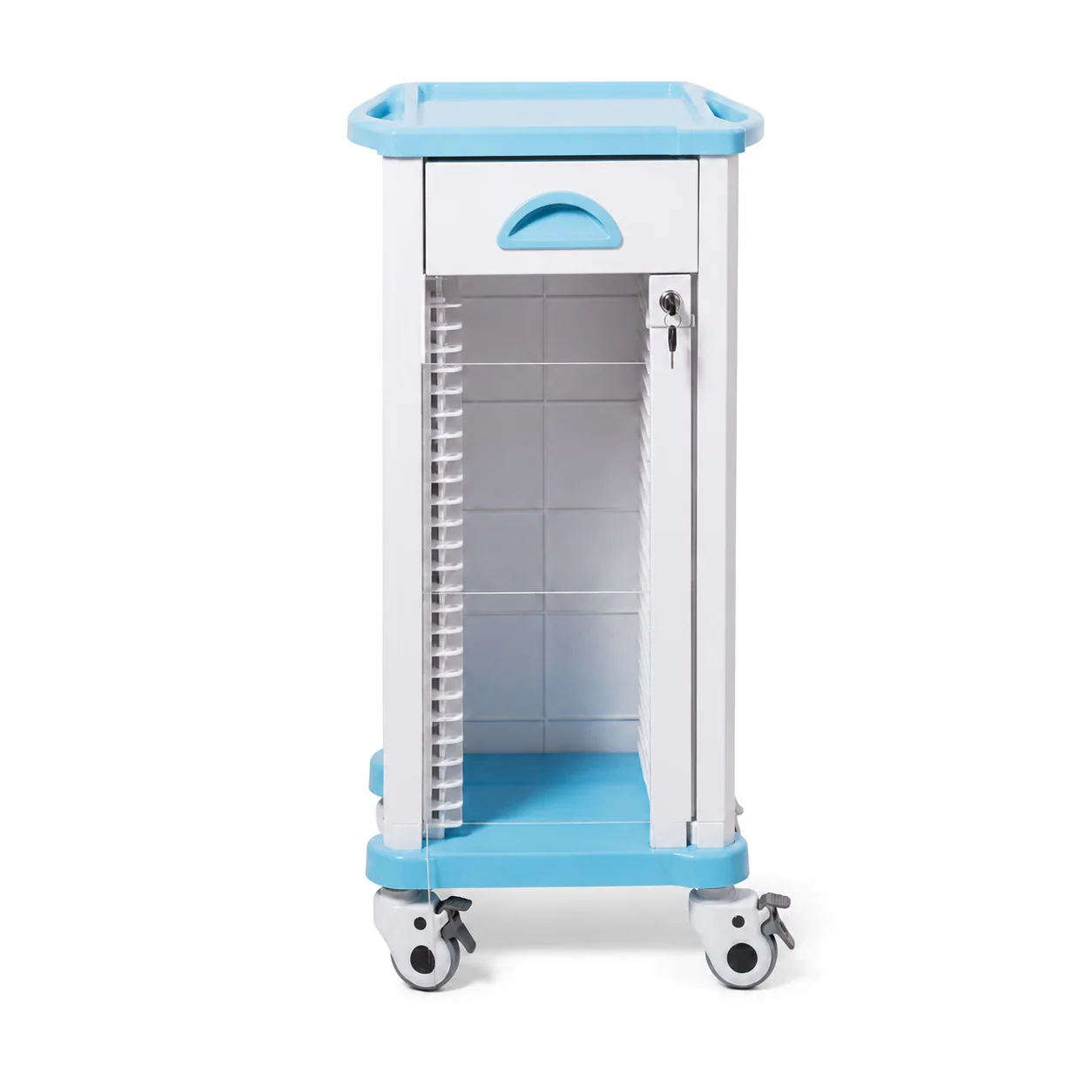 KL-TC012 KL-TC012 Case History Trolley | Single-Column Patient Record Cart