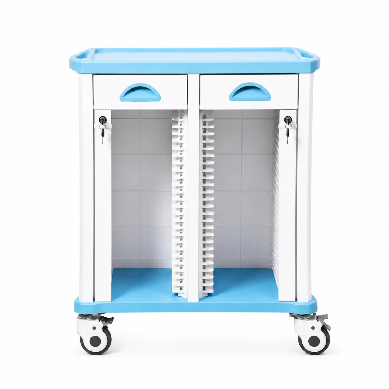 KL-TC013 KL-TC013 Case History Trolley | Dual-Column High-Capacity Record Cart