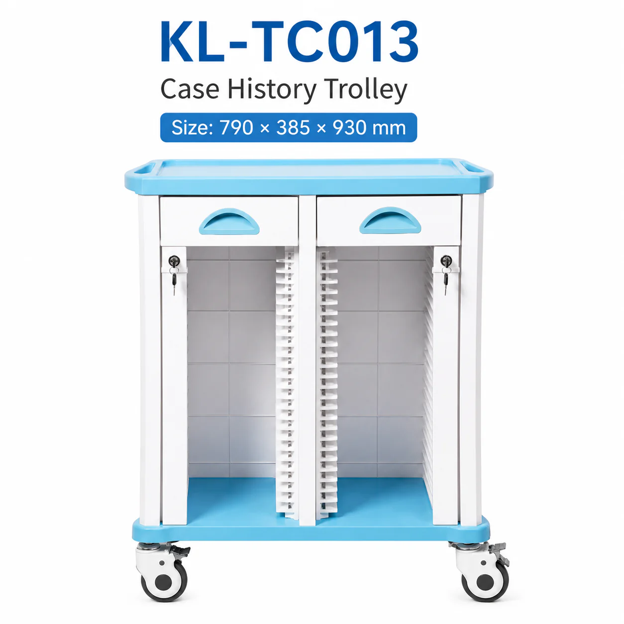 KL-TC013 KL-TC013 Case History Trolley | Dual-Column High-Capacity Record Cart