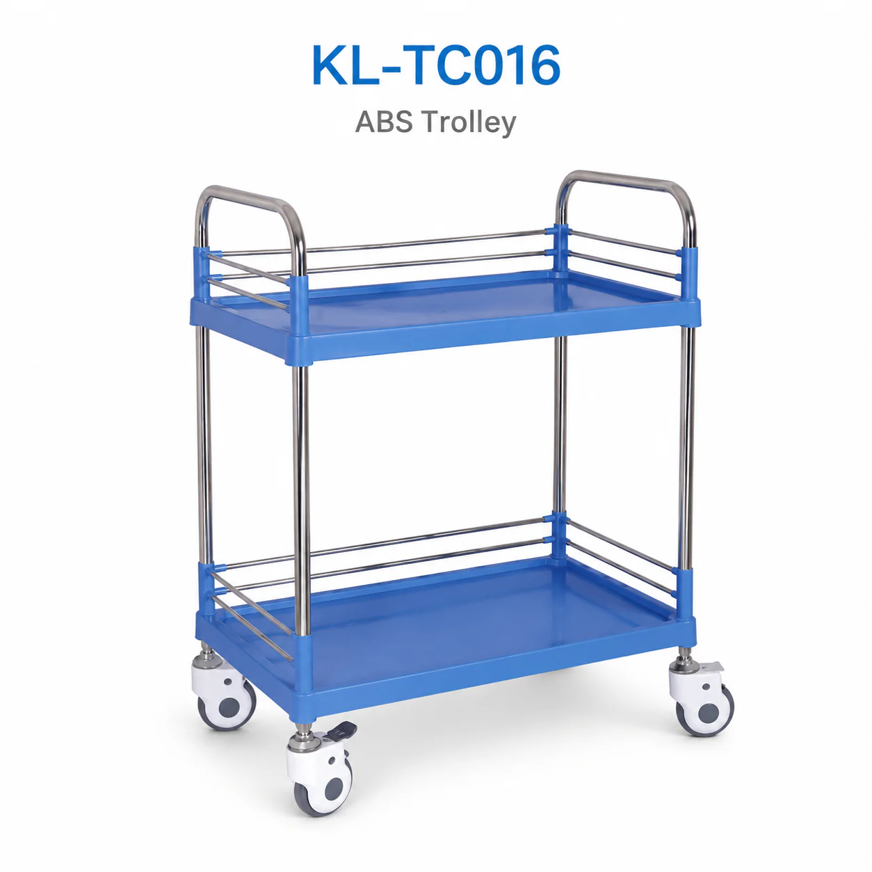 KL-TC016 KL-TC016 ABS Trolley | Two-Tier ABS & Stainless Steel Utility Cart