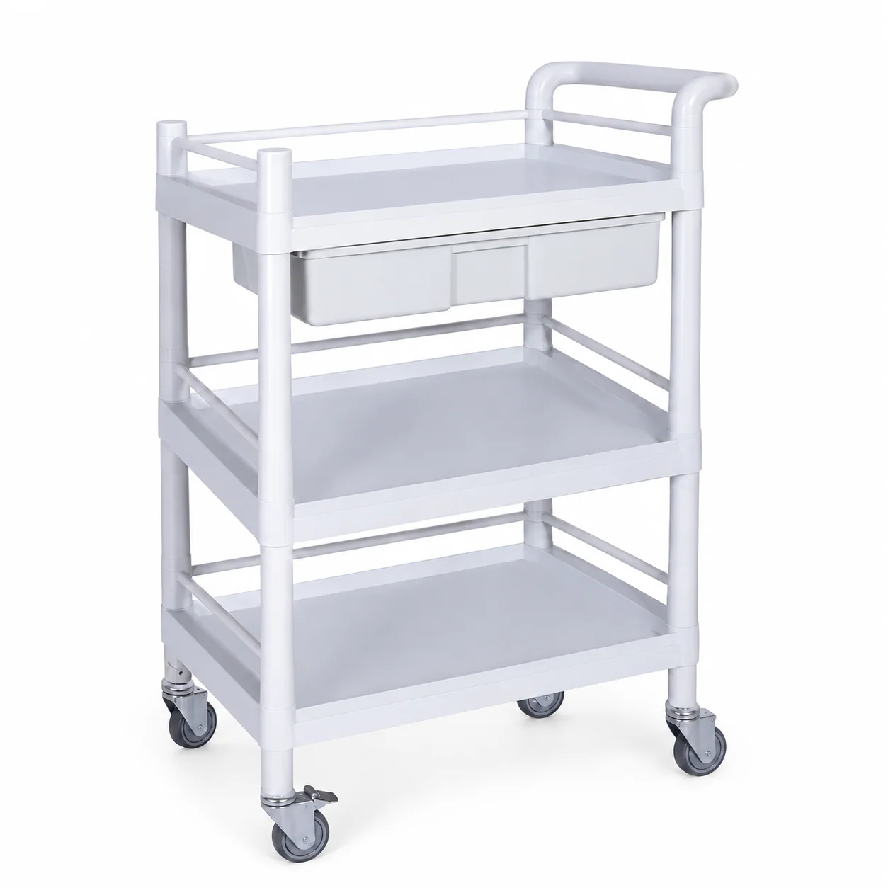 KL-TC019 KL-TC019 ABS Trolley | Three-Tier ABS Cart with Drawer