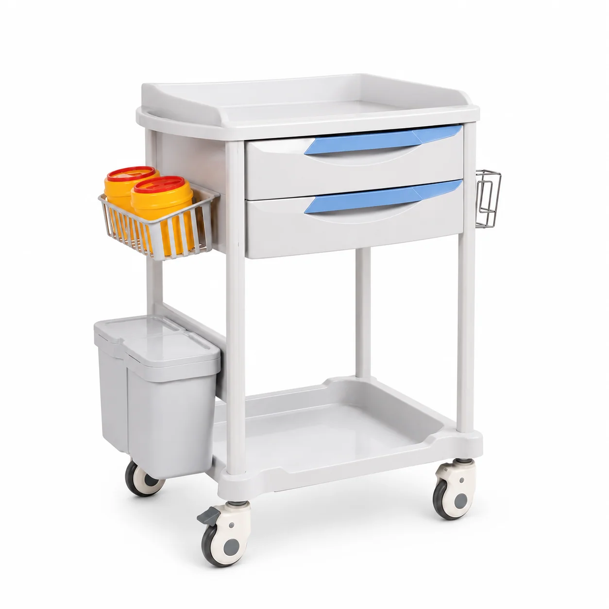 KL-TC022 KL-TC022 Treatment Trolley | 2-Drawer ABS Ward Cart