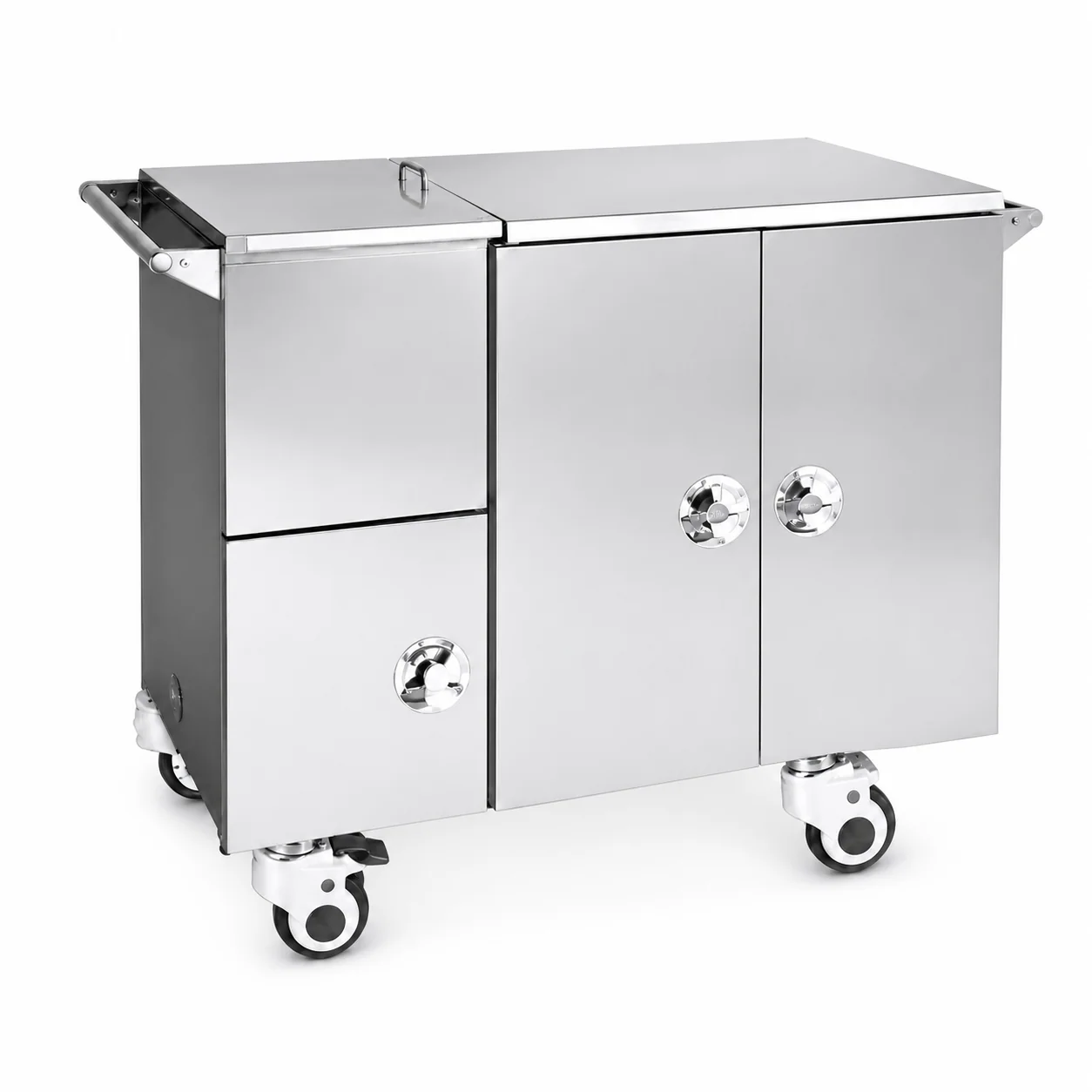 KL-TC045 KL-TC045 Insulated Food Cart | Stainless Steel Hospital Meal Delivery Cart