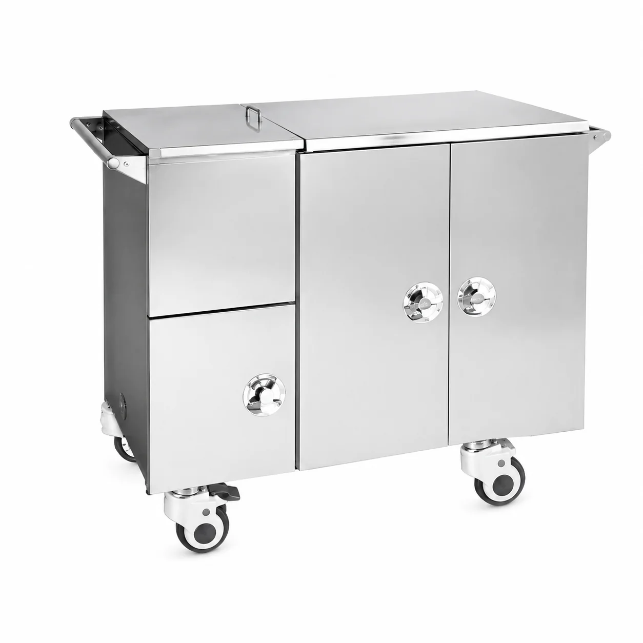 KL-TC045 KL-TC045 Insulated Food Cart | Stainless Steel Hospital Meal Delivery Cart