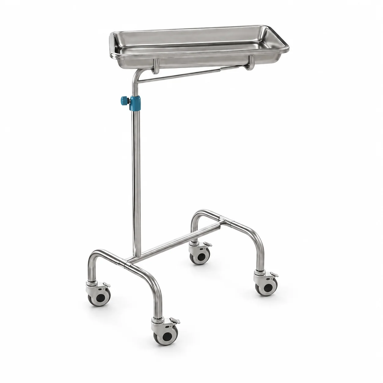 KL-TC051 KL-TC051 Mayo Trolley | Adjustable Height Stainless Steel Instrument Stand