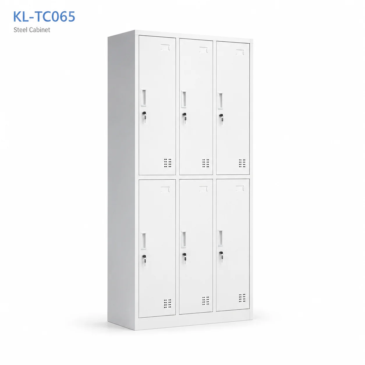 KL-TC065 KL-TC065 Steel Cabinet | 6-Door Locker | 1850 × 390 × 850 mm