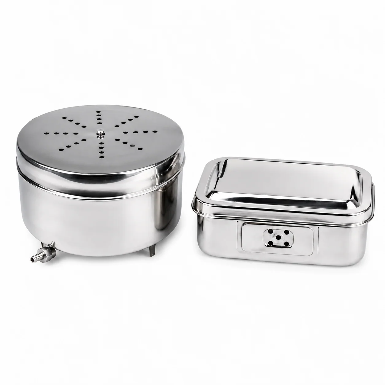 KL-TC078 KL-TC078 Stainless Steel Needle Sterilizer | 77-Hole Round & 105-Hole Rectangular