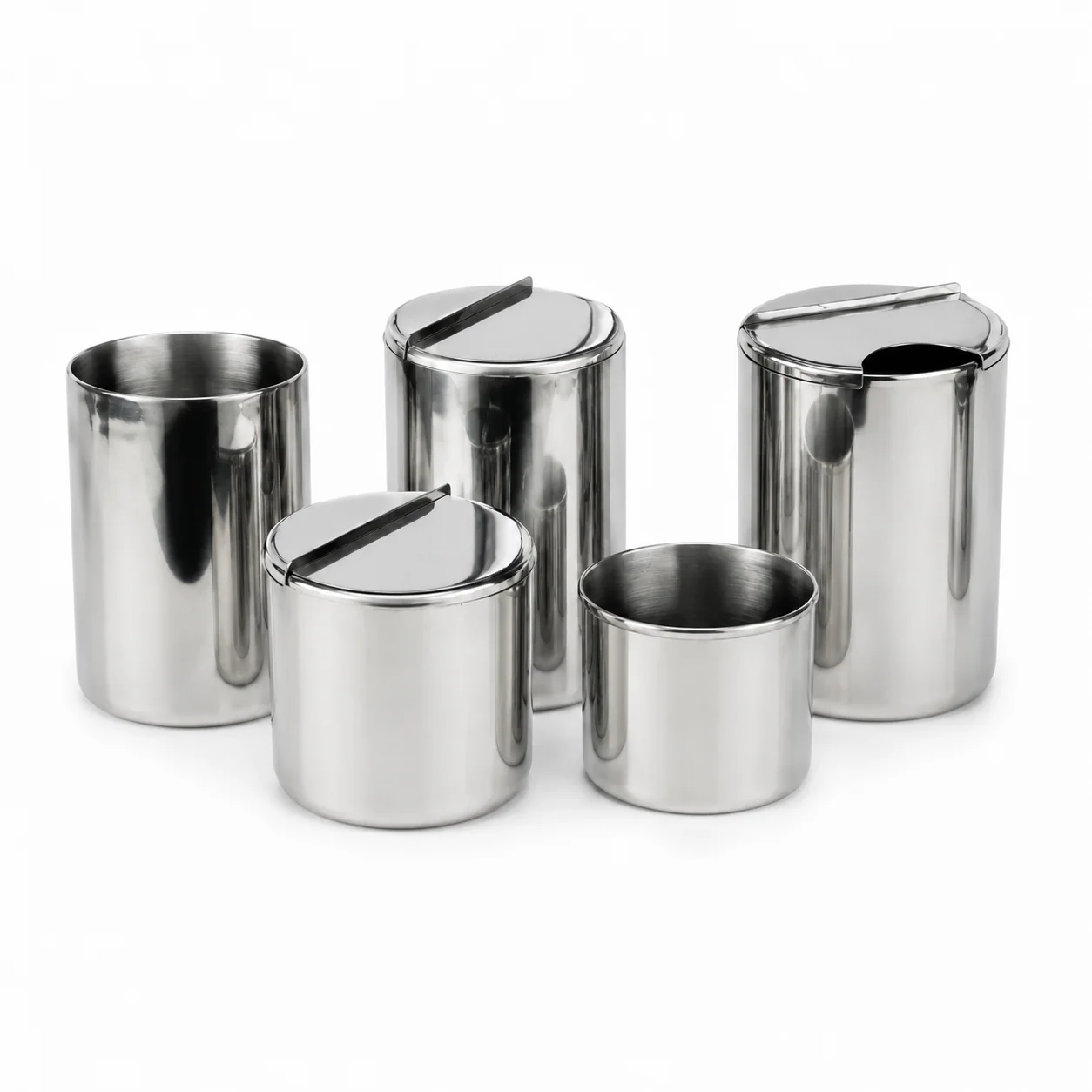 KL-TC081 KL-TC081 Stainless Steel Sterilized Bottle / Medicine Cup | Medical Storage Container