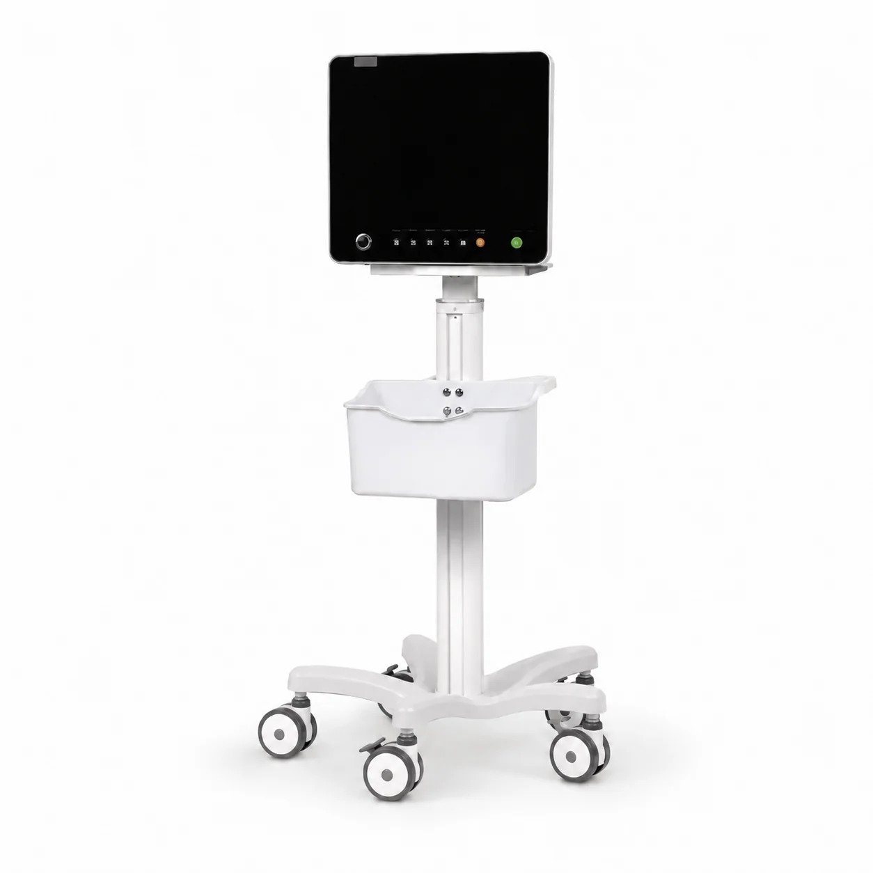 KL-TC203 KL-TC203 Monitor Cart | Compact Mobile Clinical Monitor Stand 510×1000 mm