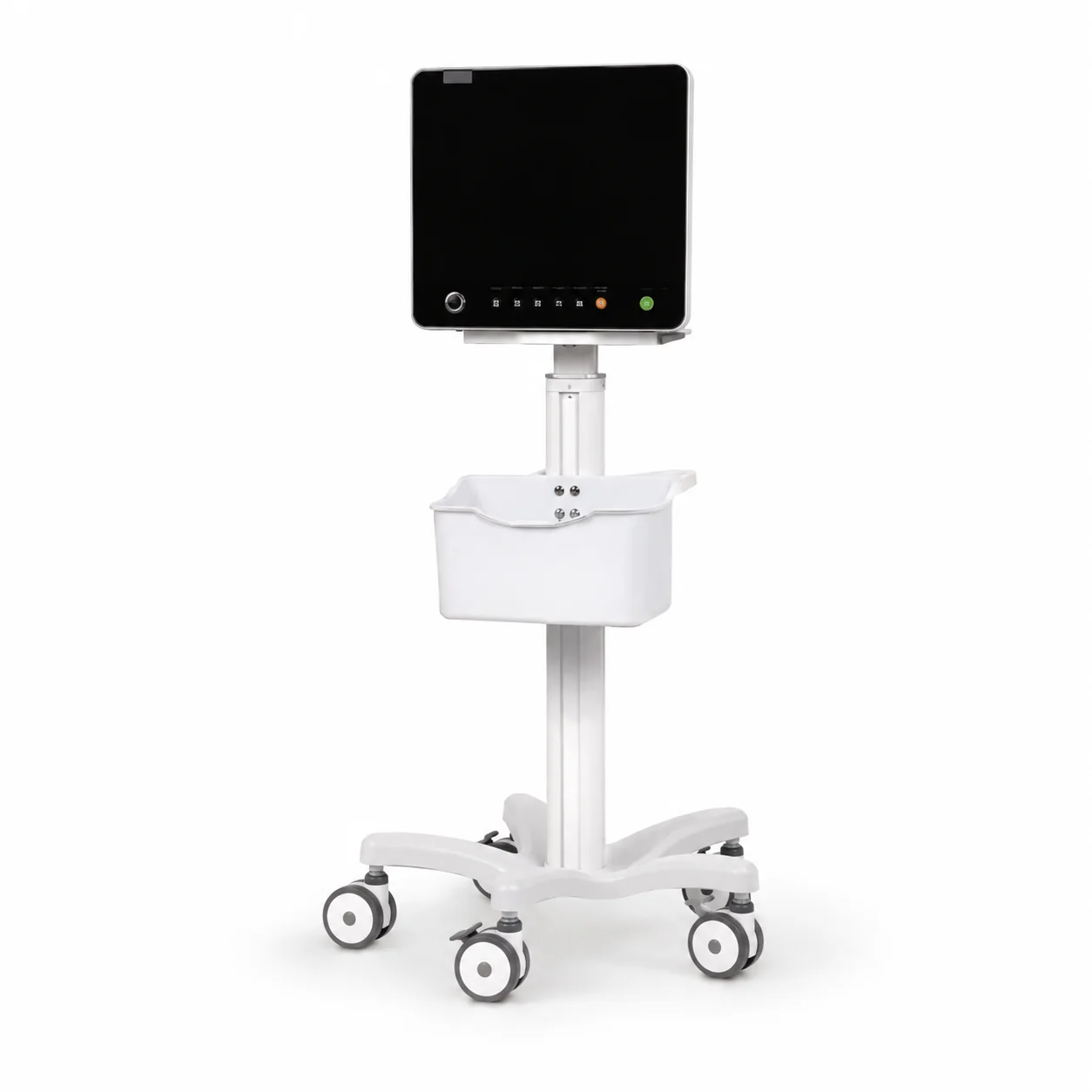 KL-TC203 KL-TC203 Monitor Cart | Compact Mobile Clinical Monitor Stand 510×1000 mm