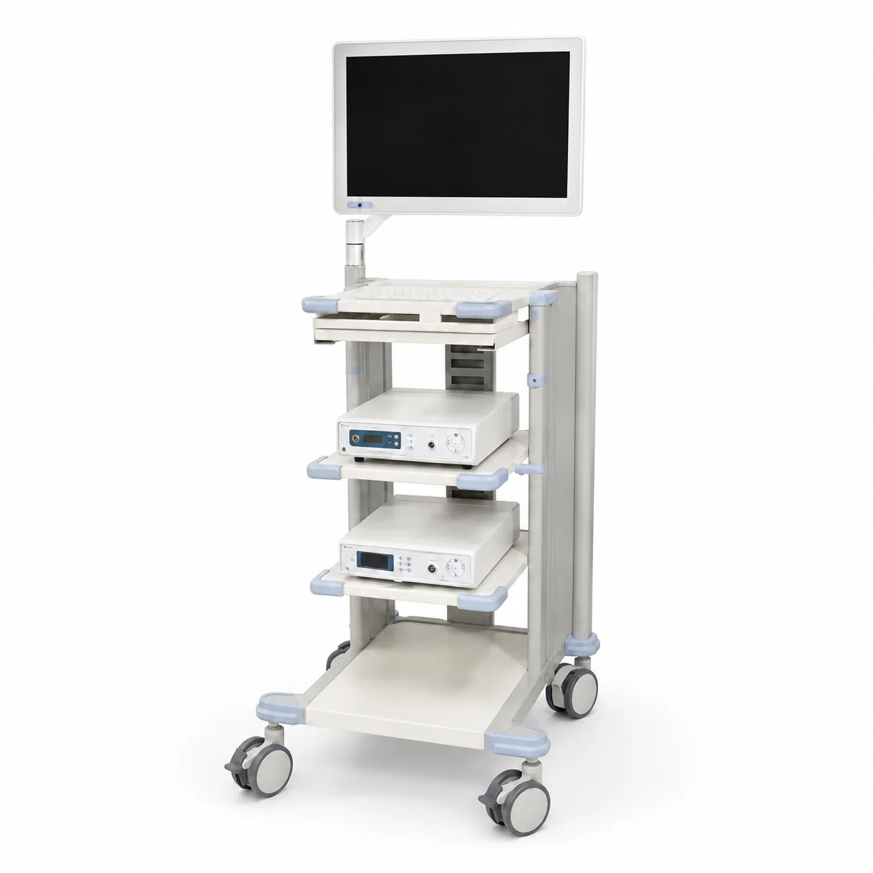 KL-TC205 KL-TC205 Endoscopic System Equipment Cart | Multi-shelf Clinical Tower 665×630×1650 mm