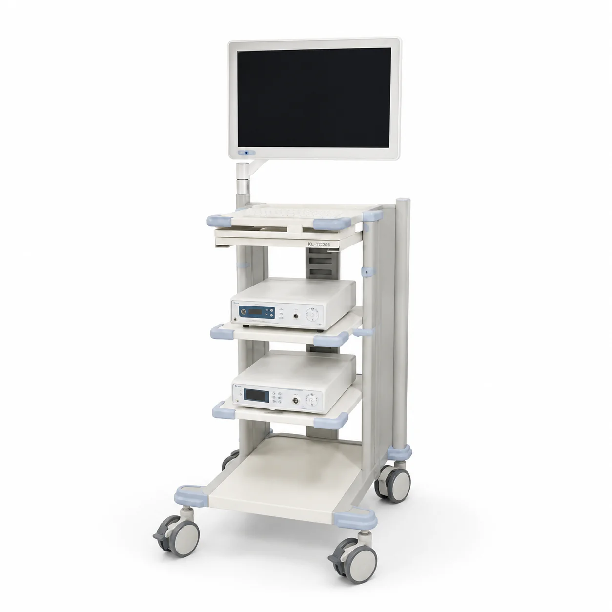 KL-TC205 KL-TC205 Endoscopic System Equipment Cart | Multi-shelf Clinical Tower 665×630×1650 mm