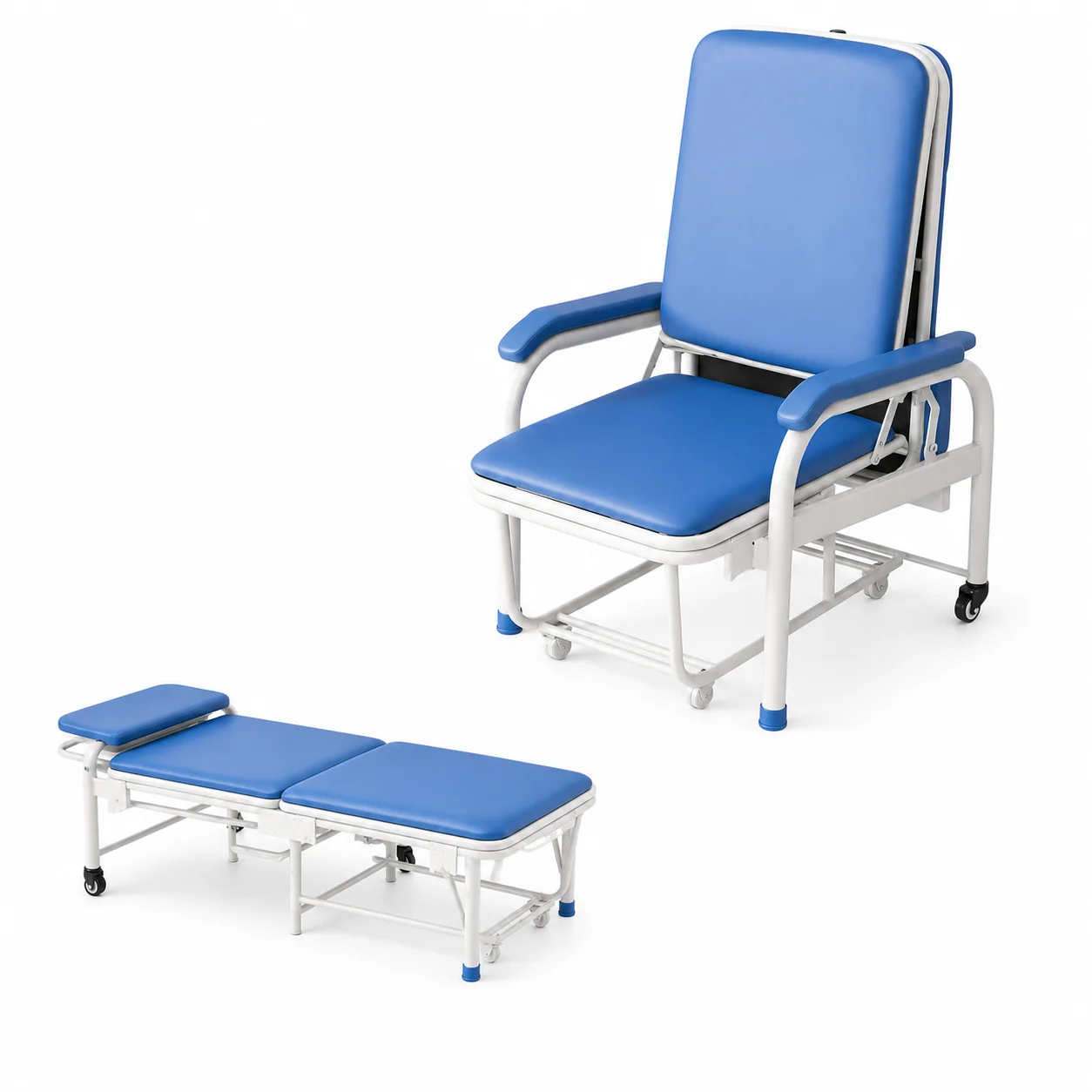 KL-ZY004 KL-ZY004 Attendant Chair | 2-in-1 Hospital Chair Bed for Patient Companions