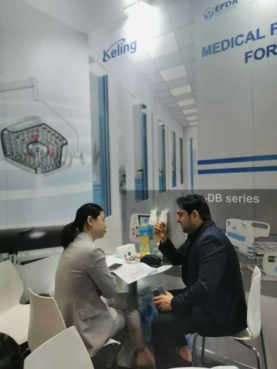 Keling Medical booth at Arab Health, Dubai, photo 10
