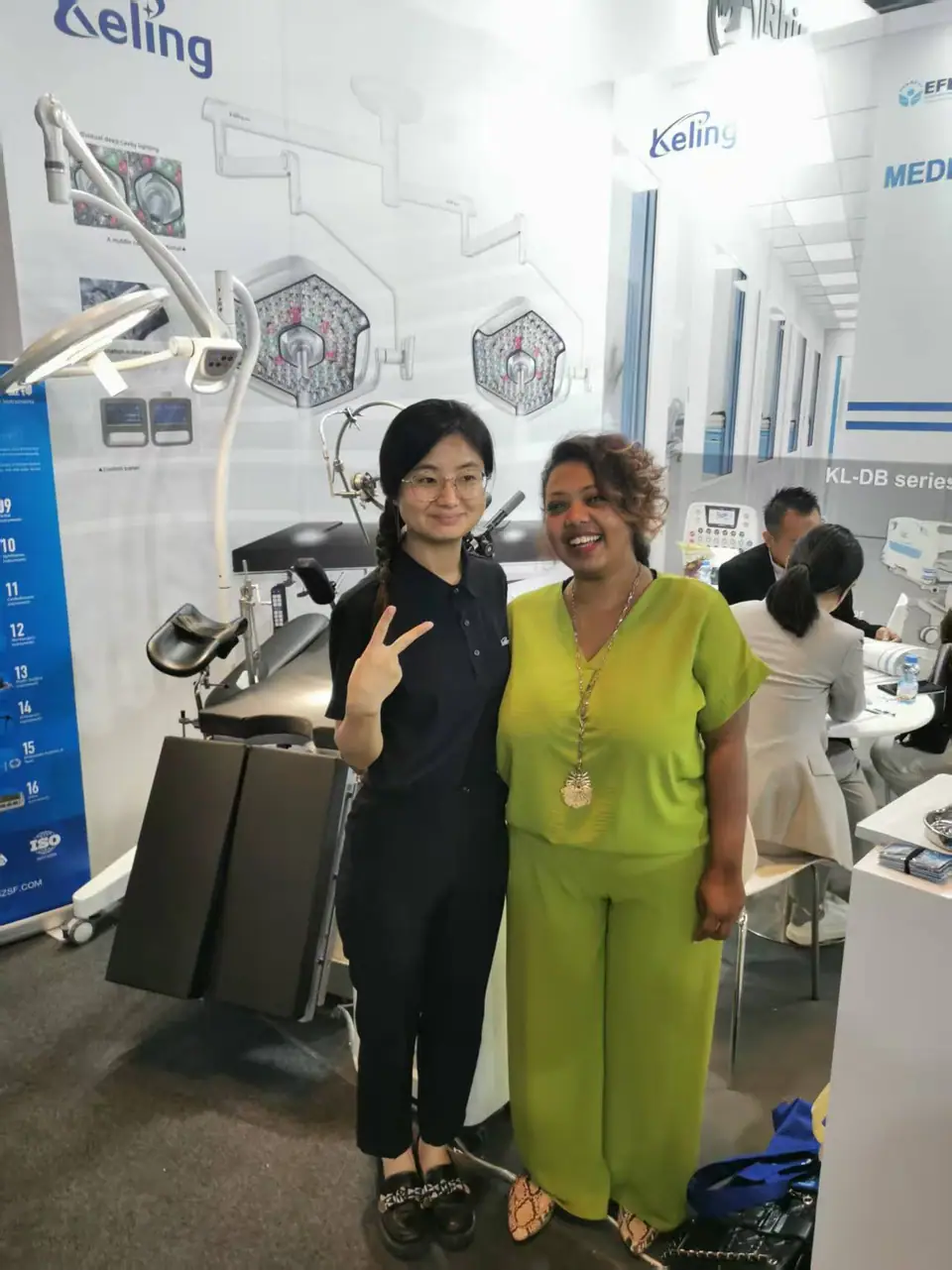 Keling Medical booth at Arab Health, Dubai, photo 3