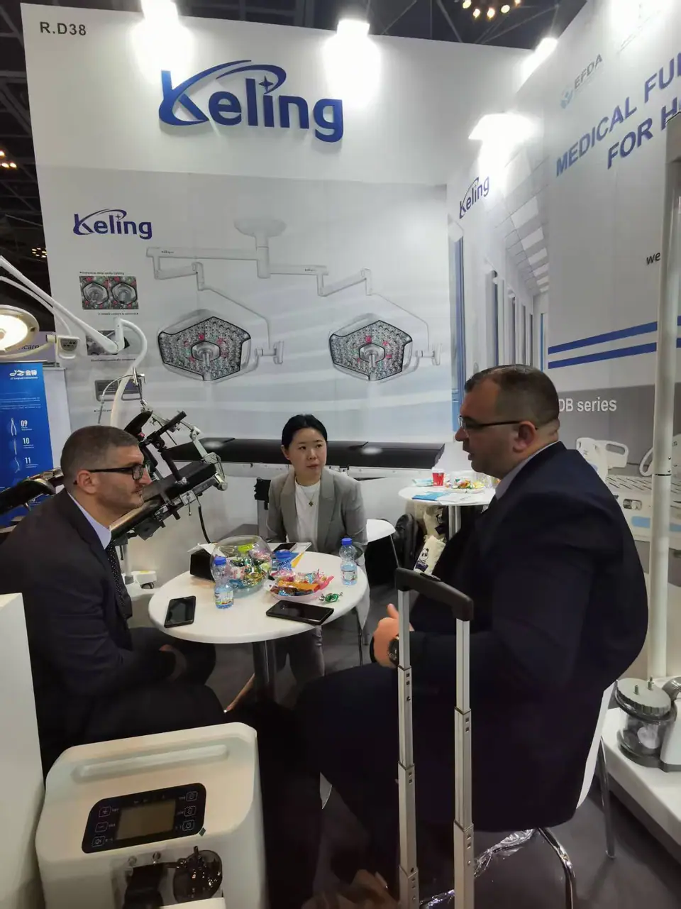 Keling Medical booth at Arab Health, Dubai, photo 6