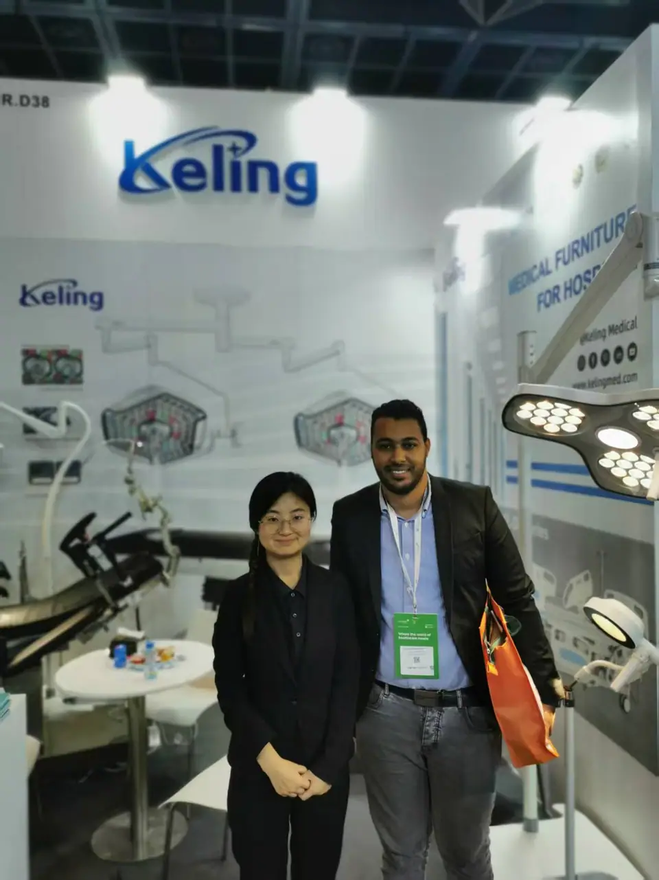 Keling Medical booth at Arab Health, Dubai, photo 7