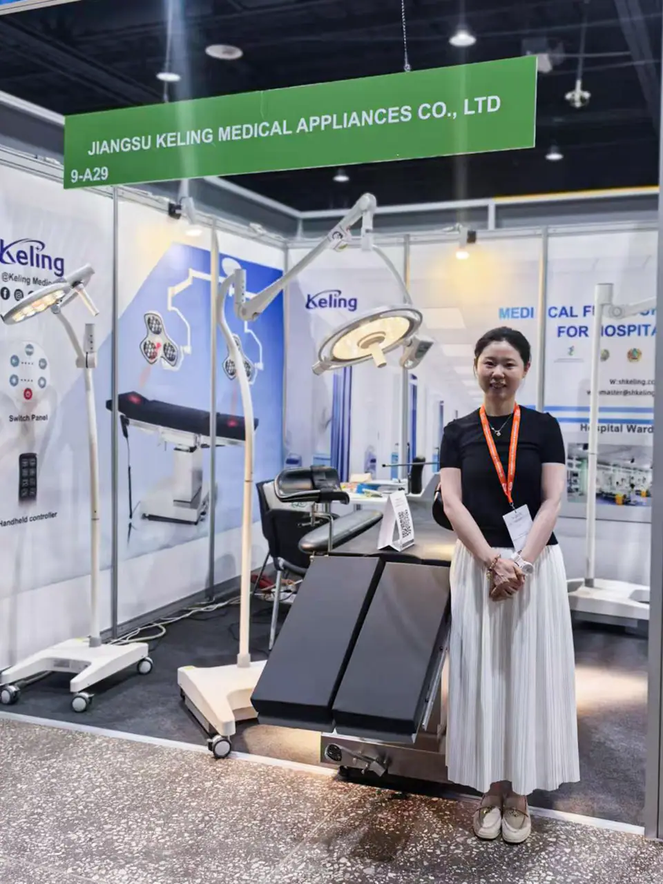 Keling Medical booth at KIHE, Almaty, Kazakhstan, photo 5