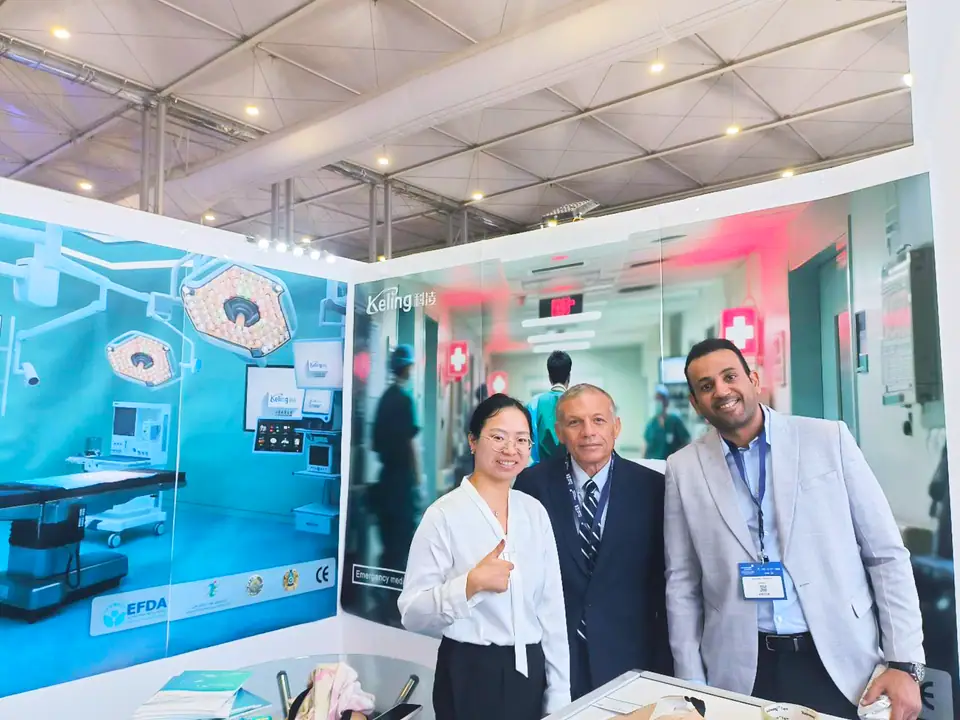 Keling Medical exhibition stand in Saudi Arabia, photo 2